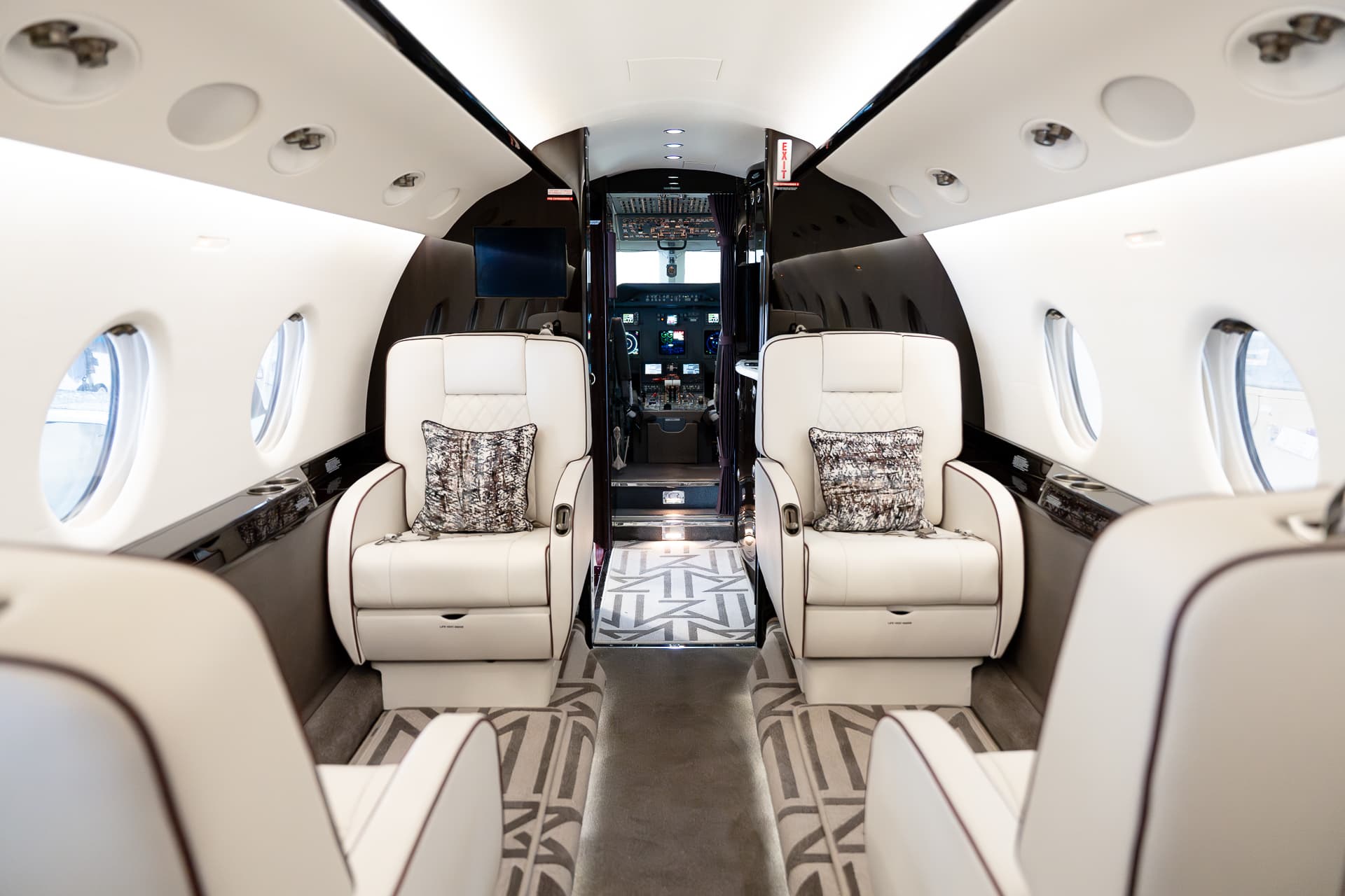 Private Jet Interior